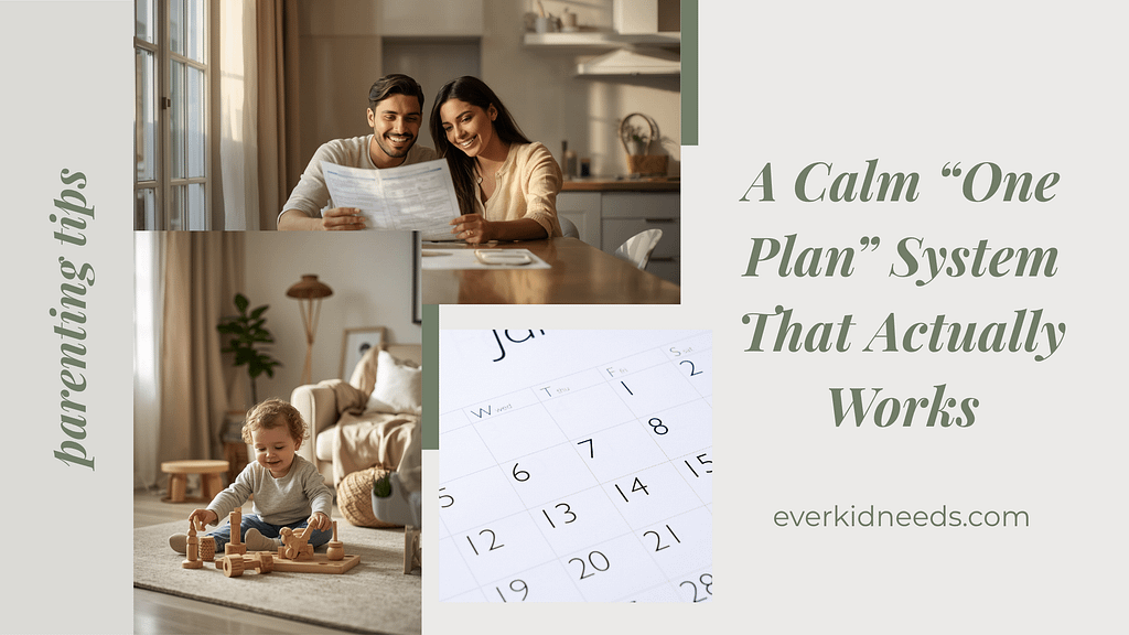 co-parenting one plan system